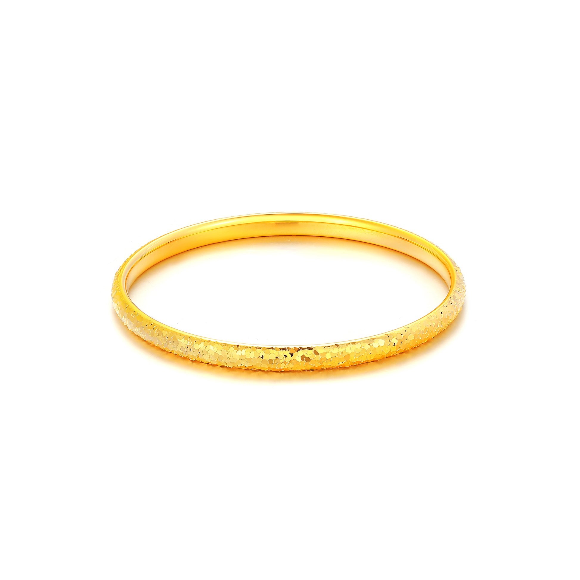 精品碎碎金黃金手鐲